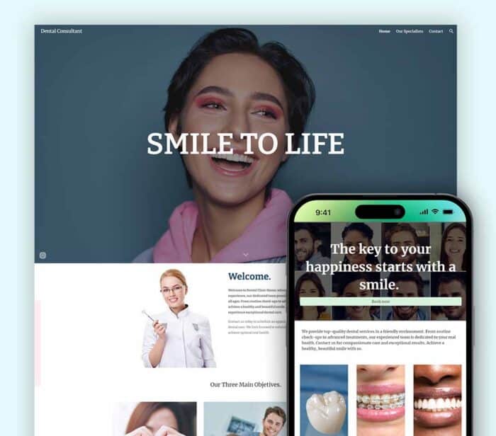 Dentist Website Template