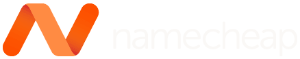 namecheap logo white